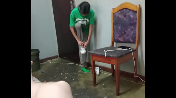 Image perfect 18 year old teen gets to shy to suck cock for old grandpa , ends up giving daddy naked handjob instead
