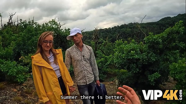 Image VIP4K. Crazy girl hiker fucks in the forest