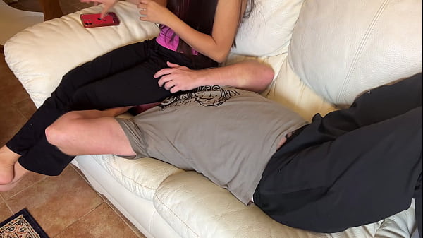 Image Wife Full Weight Facesitting on Husband