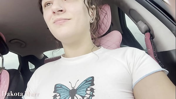 Image Driving Around Town And Masturbating In My Car Public Pussy Play Chubby Dakota Marr