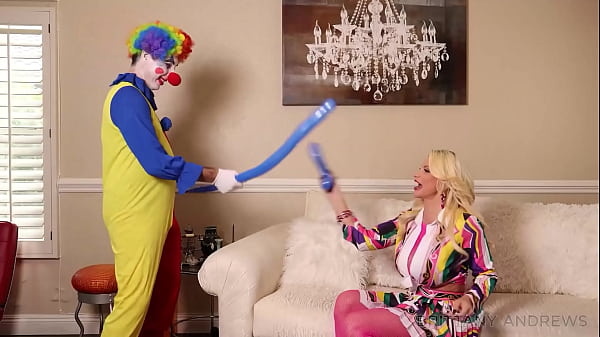 Image Blonde Brittany Andrews Sucks And Rides Clown Marcus London's Cock!