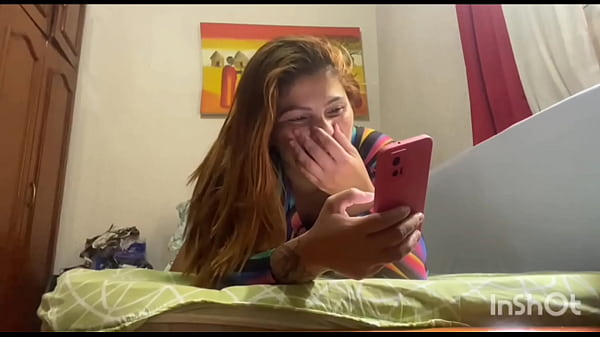 Image Ruiva casada aproveita que o marido corno n&atilde_o est&aacute_ em casa e fica na putaria com seu amante at&eacute_ gozar ,