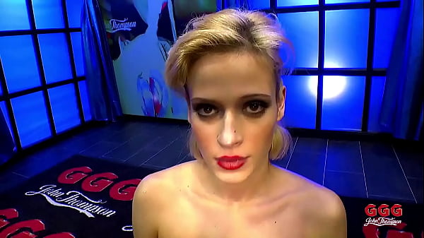 Image GGG John Thompson - NAUGHTY BLONDE FIRST TIME AT GGG SPERM STUDIO