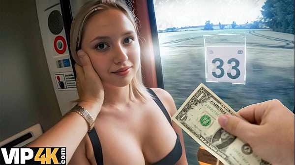 Image HUNT4K. Blonde babe sucked a cock in the TRAIN STATION WC!