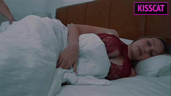 Image Step Mom Waiting Husband, but Shares Bed with Step Son till Huge Facial After Unexpected Cum Inside