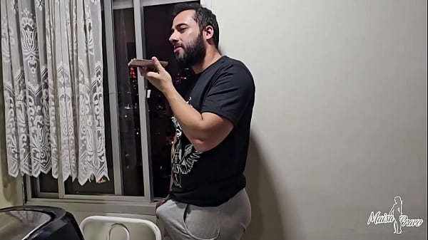 Image Estava cheia de tes&atilde_o e mandei mensagem pra ele vir me mamar