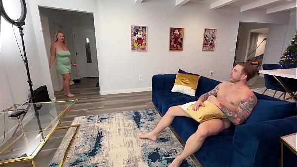 Image MILF Stepmom and Stepdaughter Share Her Boyfriend's Big Cock - Momma Bombshell, Lovely Lo, Steve Rickz