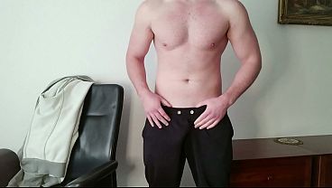 Image Hairy Daddy Spits on Huge Cock and Explodes &ndash_ Must See! | PhantomGentX Gay Solo