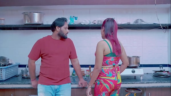 Image Super sexy newly married Bhabhi fucked hard by her devar in the kitchen