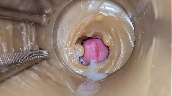 Image Camera Inside Deep Pussy Captures Huge Ejaculation of Sperm 2 times
