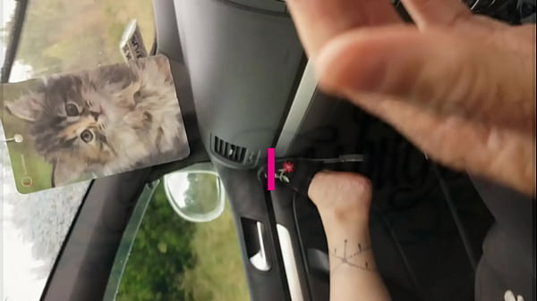 Image Kiwi slut masturbates in the car to get ready for hardcore creampie fuck at home. Trailer