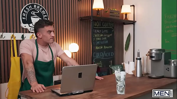 Image MEN - Lily Lou Catches Drake Von And Trevor Brooks Fucking, Then Joins For A Steamy Coffee Shop Threesome