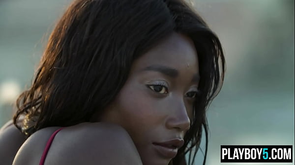 Image Two Ebony MILF beauties go naked for Playboy exposing everything