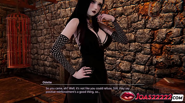 Image Goth Odette in Secret Room Rule34 &ndash_ Big Tits Massage, Pantyhose Pussy Licking & Squirt
