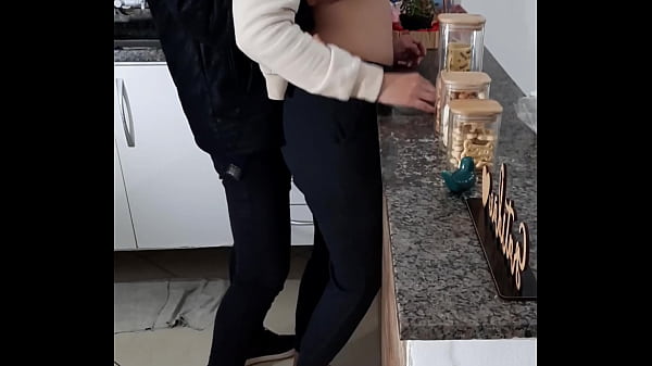 Image Stepdaughter can't even rest while having breakfast.