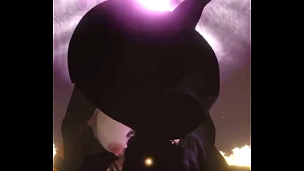 Image 3D AI HQ Goth Witch hat Big tits Firm tits POV sex w/ Sound added