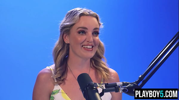Image Podcast and masturbation with Ozzie MILF blonde Charlie Forde