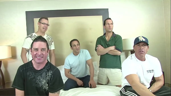 Image Surrounded by several men she sucks as many cocks as she can and then gets fucked and...