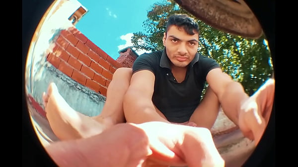 Image Close Up Handjob al aire Outdoors viento acarician