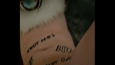 Image Getting rough sex and cum on tummy from my deer boyfriend