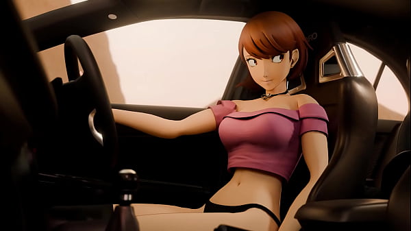 Image Yukari and Mitsuru get a ride