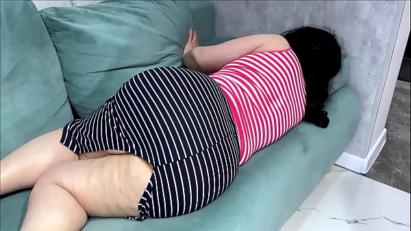 Image The stepmom's wide hips and big ass aroused the stepson and they had sex