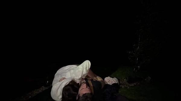 Image Dirty Wife Pussy Licking and Riding Cock Outdoors