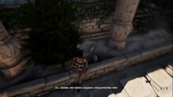 Image An ancient statue awakens and destroys Lara's pussy by filling it with sperm. Hentai Game 3D