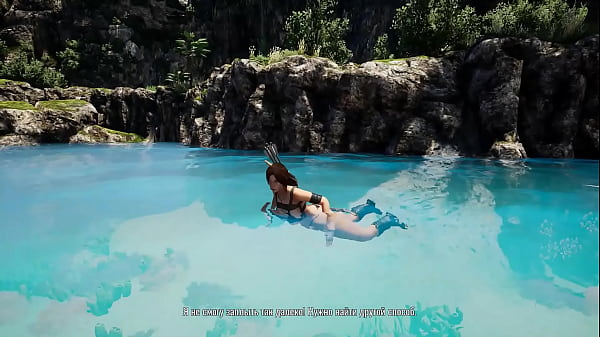 Image The statue awakened and began to fuck Lara in all her holes. The ritual of sperm. Hentai Game 3D