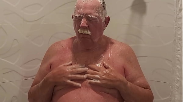 Image Grandpa Taking a Sexy Shower