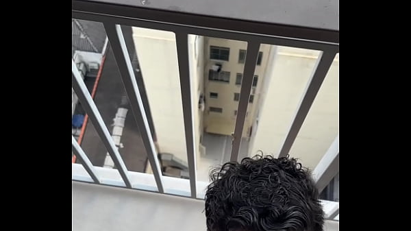 Image Peguei o novinho na varanda pra todo mundo ver
