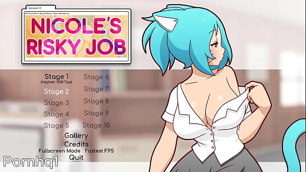 Image gamepley of Nicole's Risky Job String Game