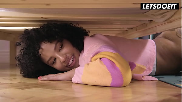 Image Curly Haired Slut Romy Indy Gets Stuck Under The Bed Then Banged Deep - HORNY HOSTEL