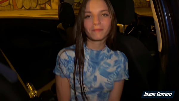Image Little 18yo suck 2 Strangers BIG COCKS in a PUBLIC PARKING LOT