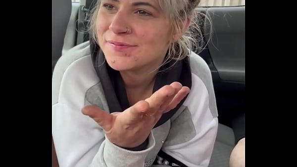 Image Streetwalker sucks the cum off a guy's dick after he cums on her face