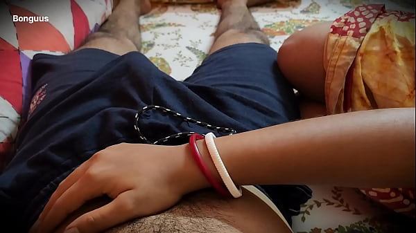 Image Sharing bed with StepMom for the First time She Grabbed my Cock