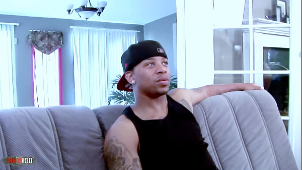 Image Ebony cutie Dior Millian gags on J Strokes' thick black cock before wild pussy pounding