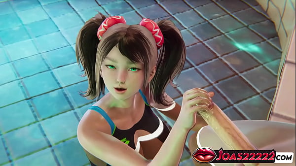 Image 3D Hentai Itsuki Rule 34 Animation at Pool Party &ndash_ Big Dick Handjob Stimulation and Only Tongue Lick No Hands Teasing