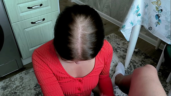 Image Deep blowjob in the kitchen for my housewifeDeep blowjob in the kitchen for my housewife
