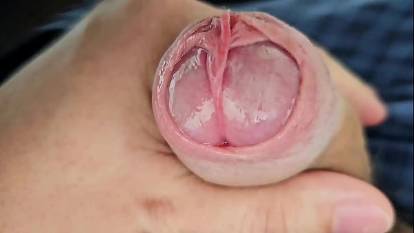 Image LOTS of Precum while edging my unique cock