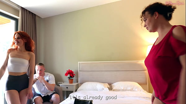 Image One Shared Bed for Three?! on the Very First Day of Their Vacation Together, the Fiance Fucked His Bride and Her Stepmom!