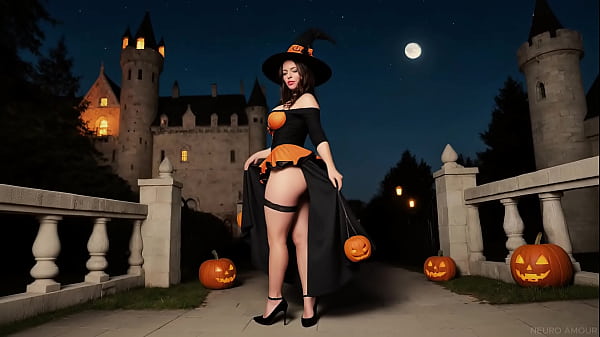 Image Halloween &ndash_ Not Only Pumpkins Are Big (AI-Generated)