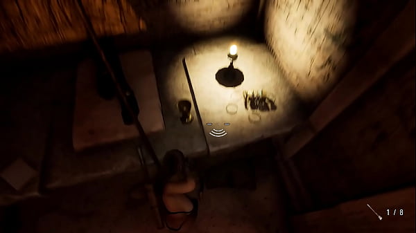 Image An ancient runic dildo fucked Lara's ass. 3D Unreal Engine Hentai Animation Part 2