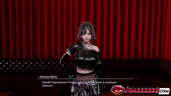 Image Ichinose Reina in Black Latex - Rule34 Featuring Sensational Sitting Big Tits Play, Double Vibrators Insertion, and Thrilling Desk Cunnilingus Ending with Squirt!