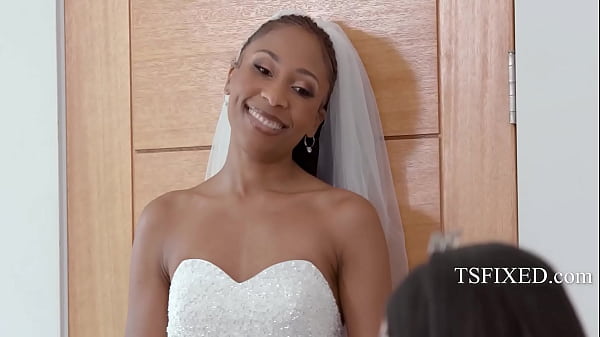 Image Trans Girl Takes Her Ebony Female Wife's Virginity Right After Their Wedding