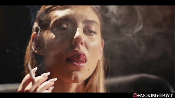 Image POV: Blonde Babe Smoking Cigarette Gets Turned On And Goes For Smokey Blowjob & Handjob