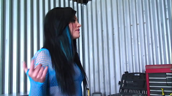 Image A super sexy, skinny lassie wants to fuck, so she gets quick, rough banging in an auto shop