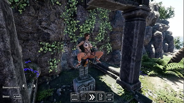 Image Lara entered the cave, but now we have entered Lara's cave. 3D Hentai Animation