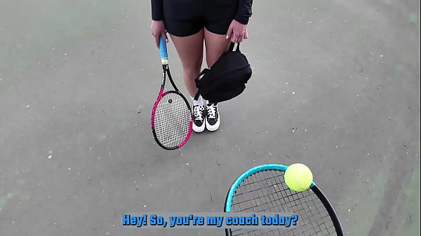 Image Ariel's Sultry Seduction of Her Trainer Ends in Wet, Sloppy Blowjob After Practice
