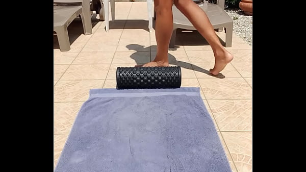 Image Exhib de ma Bite, mes grosses couilles et mon Anus &agrave_ poil dans le Jardin,
